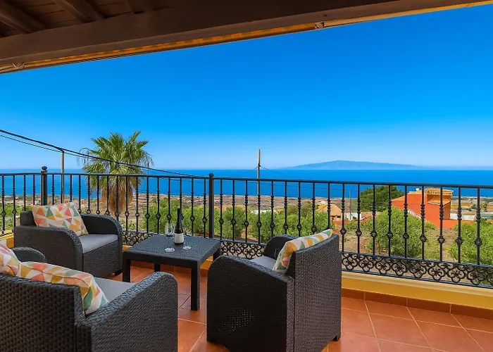 Casa Tijoco - Terraza Con Vistas A La Gomera - Air 別荘 アデヘ